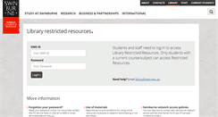 Desktop Screenshot of login.ezproxy.lib.swin.edu.au